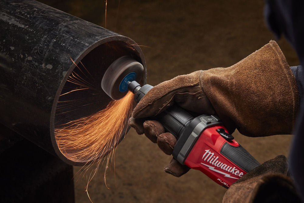 Milwaukee M18 FDG-502X - Smerigliatrice dritta a batteria M18 Fuel, 2 x 5Ah 