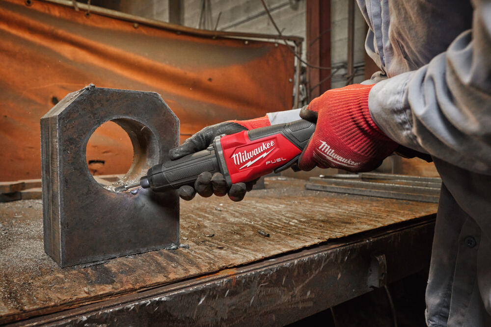 Milwaukee M18 FDGROVB-502X - Smerigliatrice dritta a batteria M18 Fuel, ONE-KEY - 2 x 5Ah