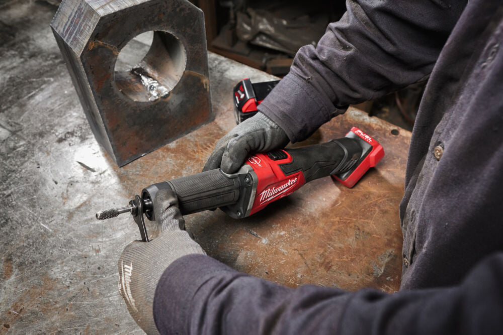 Milwaukee M18 FDGROVB-502X - Smerigliatrice dritta a batteria M18 Fuel, ONE-KEY - 2 x 5Ah
