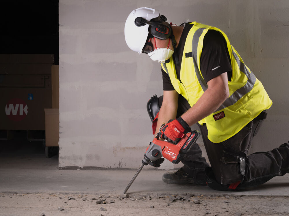 Milwaukee M18 FHACDDE-0C - Tassellatore SDS-Plus a batteria 18V con aspiratore - senza batterie