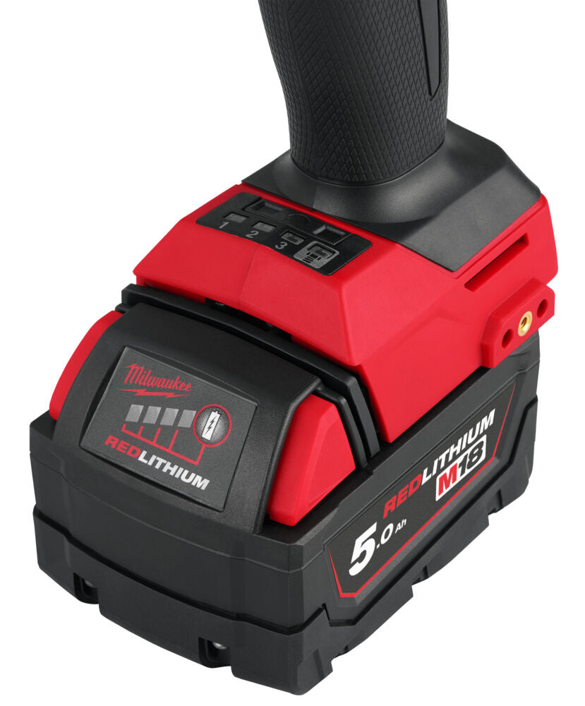 Milwaukee M18 FHIW2F12-502X - Avvitatore ad impulsi a batteria 18V ad alta coppia da 1/2" - 2 x 5Ah