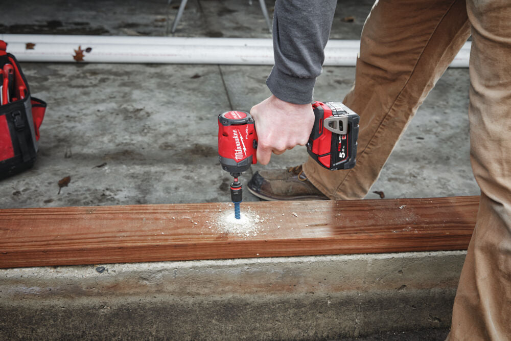 Milwaukee M18 FID3-502X - Avvitatore a impulsi a batteria FUEL con attacco da 1/4" - 2 batteria da 5Ah