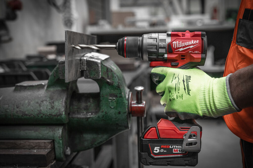 Milwaukee M18 FPD3-502X - Trapano avvitatore con percussione a batteria 18V FUEL - 2 batteria 5Ah