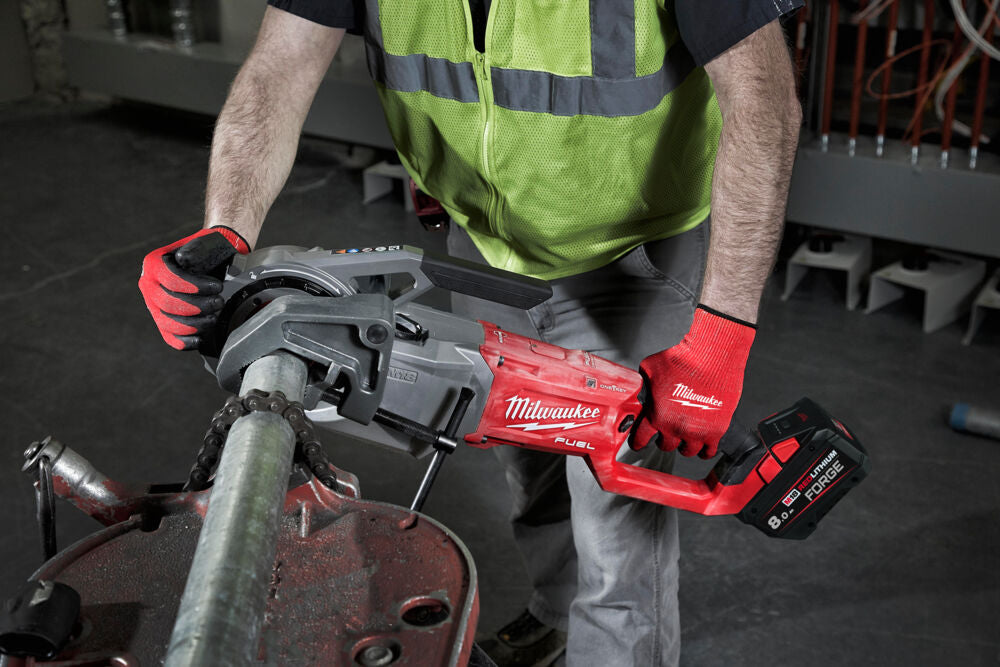 Milwaukee M18 FPT114-802CA - Filettatrice a batteria da 18V 1 1/4˝ con ONE-KEY - 2 batterie da 8Ah FORGE