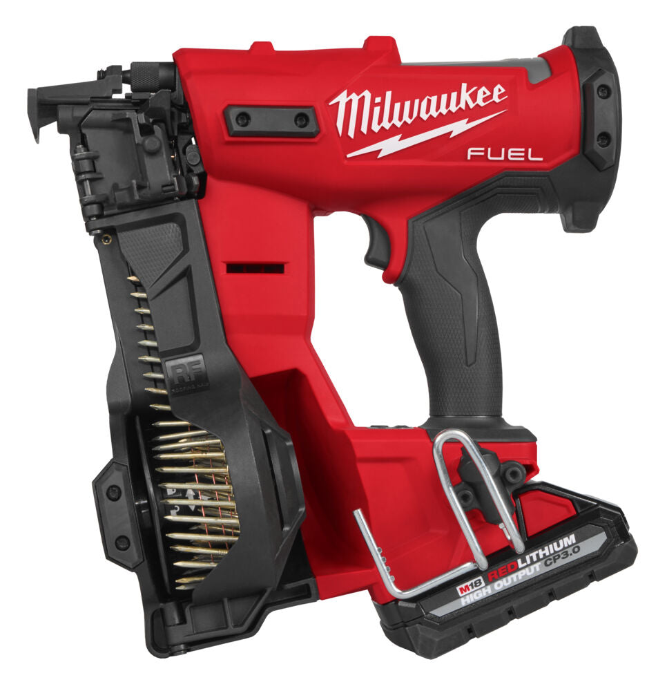 Milwaukee M18 FRCN45-302X - Chiodatrice a batteria M18 per tetti - 2 batterie da 3Ah 