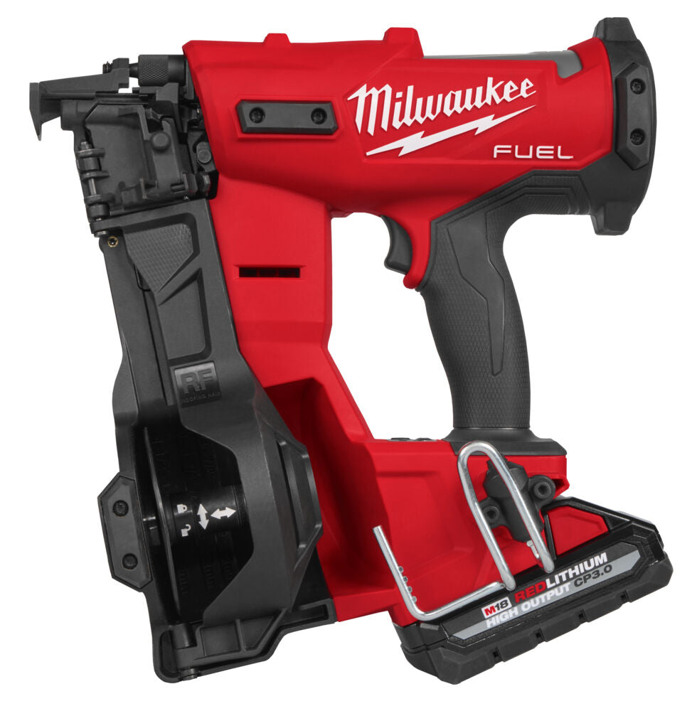 Milwaukee M18 FRCN45-302X - Chiodatrice a batteria M18 per tetti - 2 batterie da 3Ah 