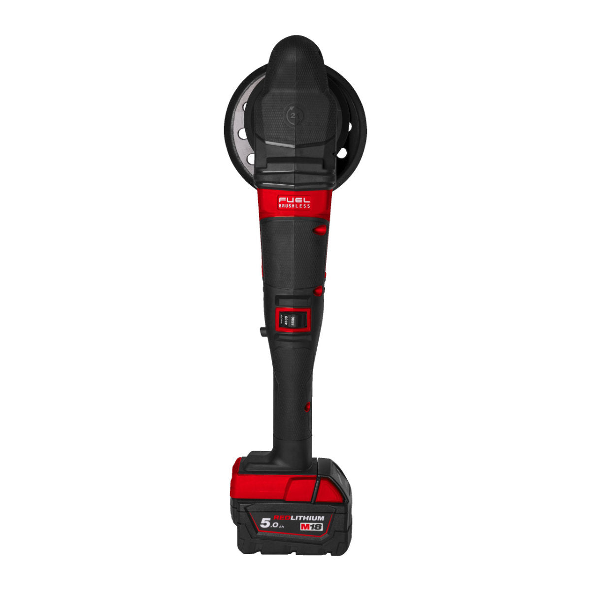 Milwaukee M18 FROP21-502X - Lucidatrice rotorbitale a batteria, orbita 21 mm - 2 batterie 5Ah