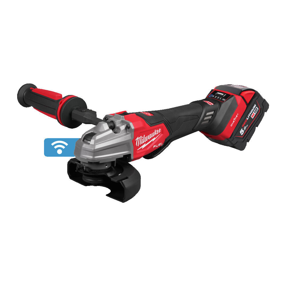 Milwaukee M18 FSAGSVO125X-502X - Smerigliatrice angolare 18V - ONE KEY - doppio interruttore - velocità regolabile