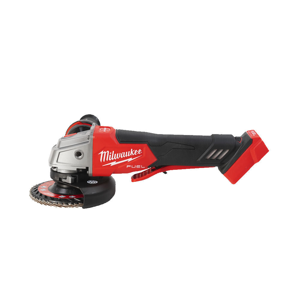 Milwaukee M18 FSAGV125XPDB-501X - Smerigliatrice angolare 18V, interruttore a paletta, velocità regolabile - 1 x 5Ah 