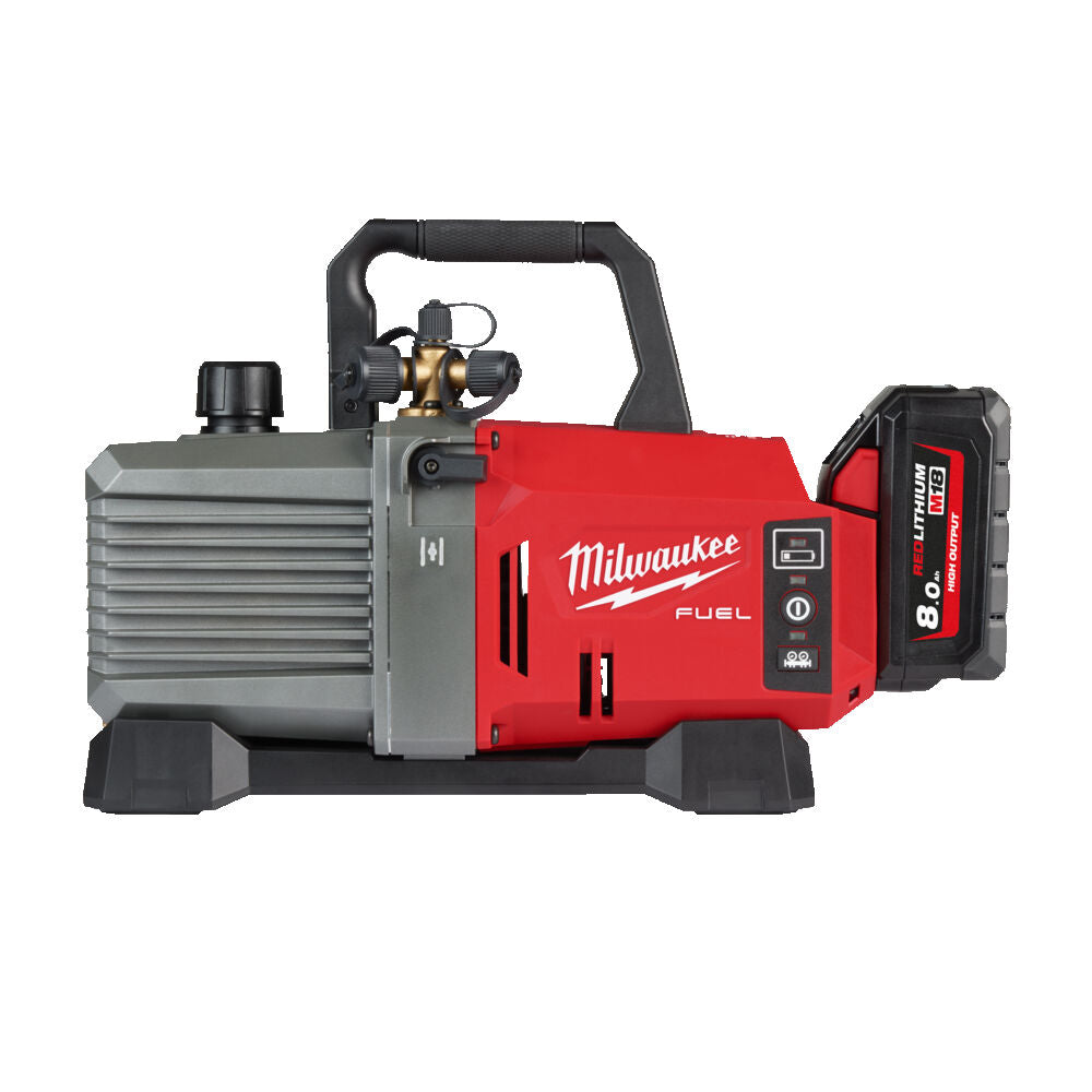 Milwaukee M18 FVP5-801 - Pompa del vuoto a batteria 18V - 142 litri/min - 1 x 8Ah 