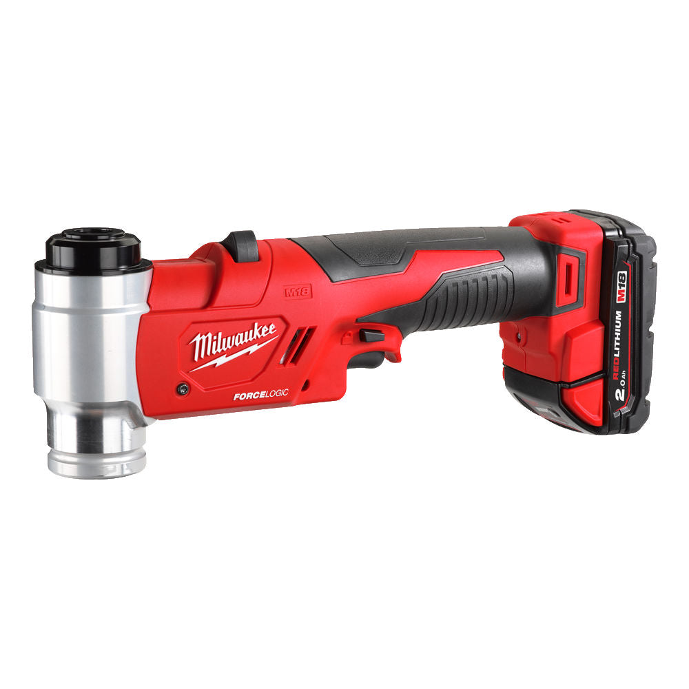 Milwaukee M18 HKP-201CA - Punzonatrice foralamiera a batteria 18V Foce Logic, 1 x 2Ah , accessori e valigetta
