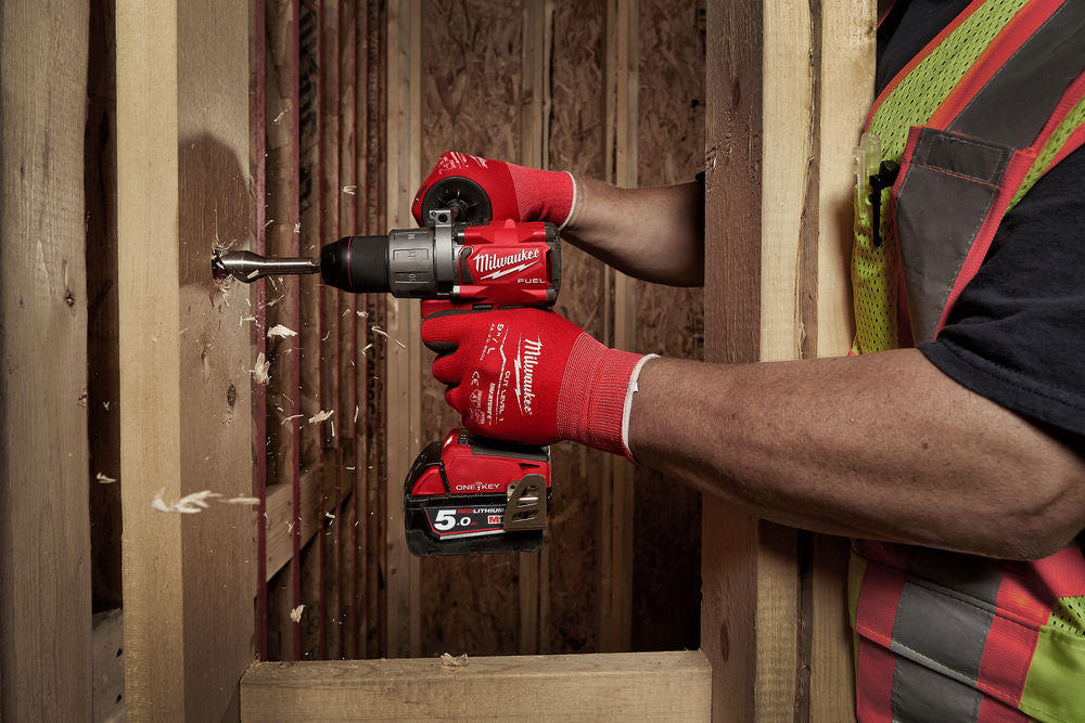 Milwaukee M18 ONEPD2-502X - Trapano battente 18 Volt 5,0Ah Tecnologia FUEL ONE KEY valigetta HeavyDuty