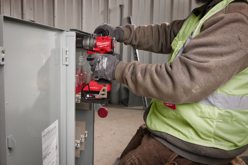 Milwaukee M18 ONEPD3-502X - Trapano a batteria con percussione 18V e ONE-KEY Bluetooth
