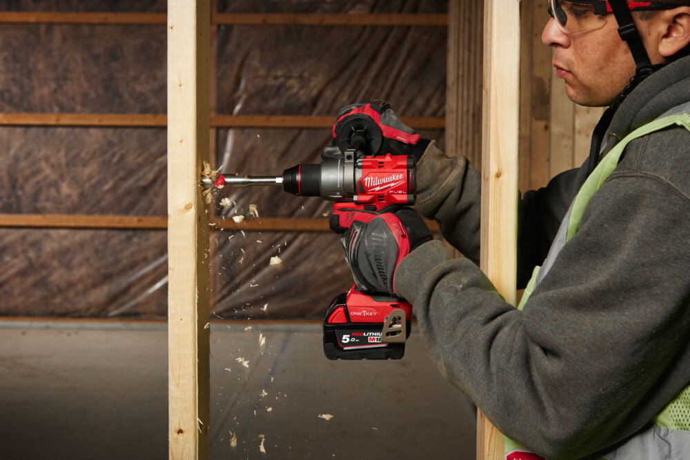 Milwaukee M18 ONEPD3-502X - Trapano a batteria con percussione 18V e ONE-KEY Bluetooth
