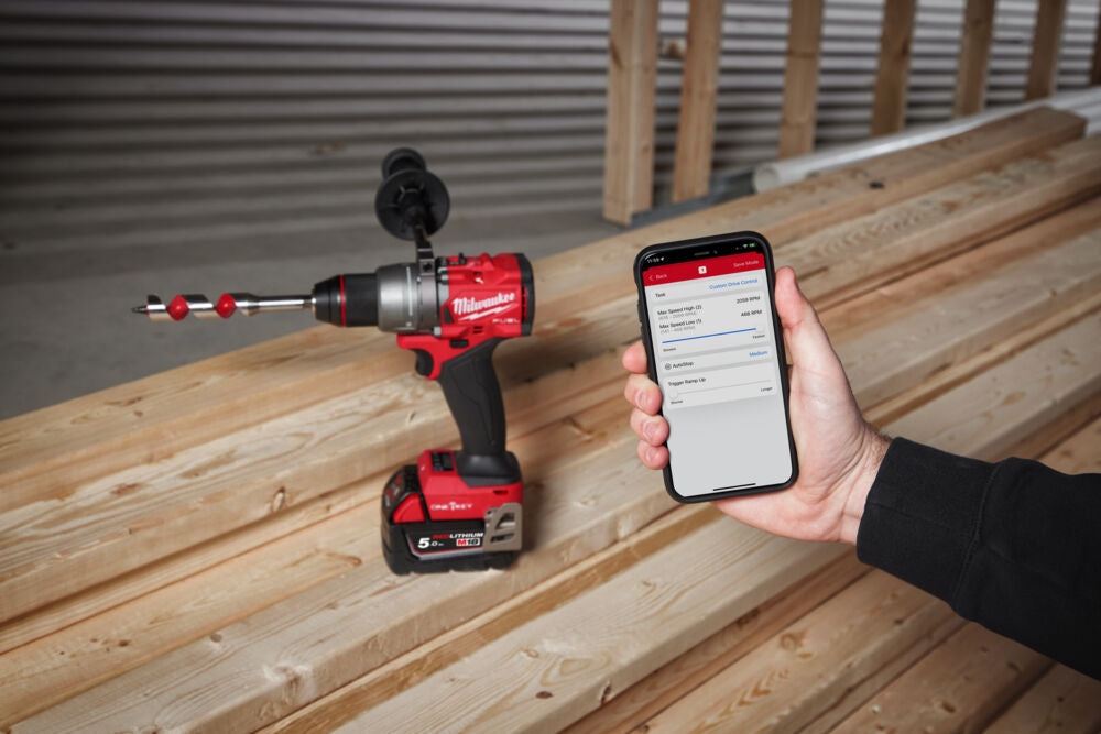 Milwaukee M18 ONEPD3-502X - Trapano a batteria con percussione 18V e ONE-KEY Bluetooth