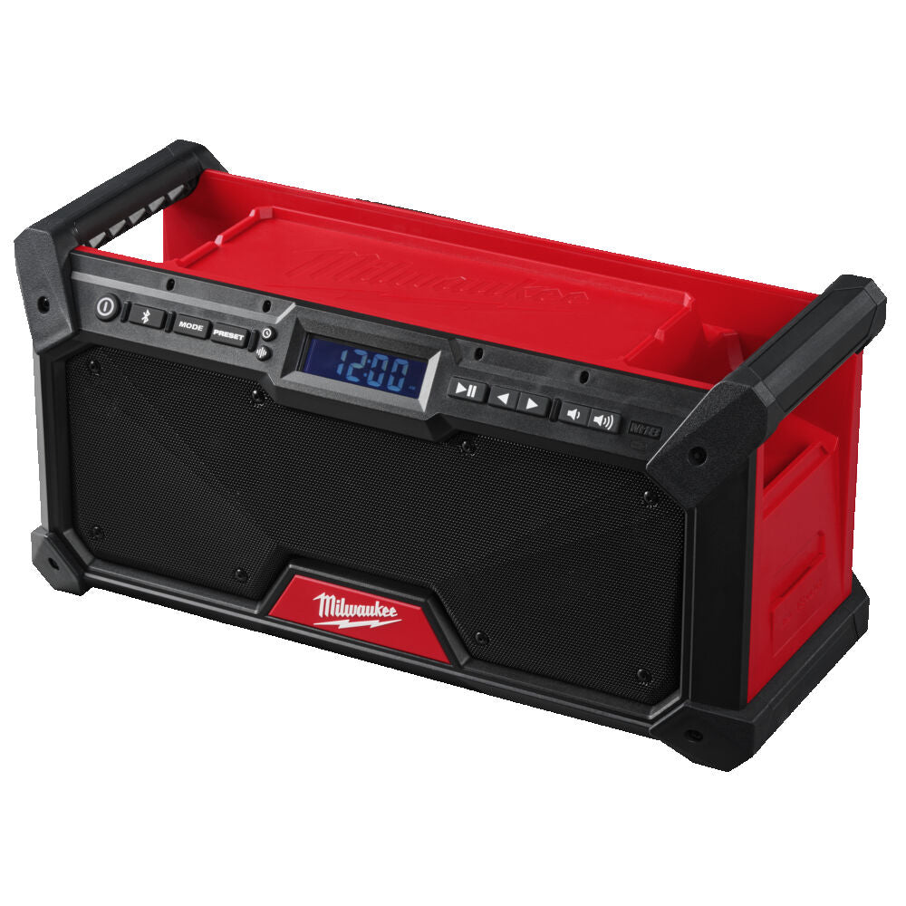 Milwaukee M18 RADDAB+G2-0 - Radio DAB+ da cantiere a batteria 18V e a corrente 