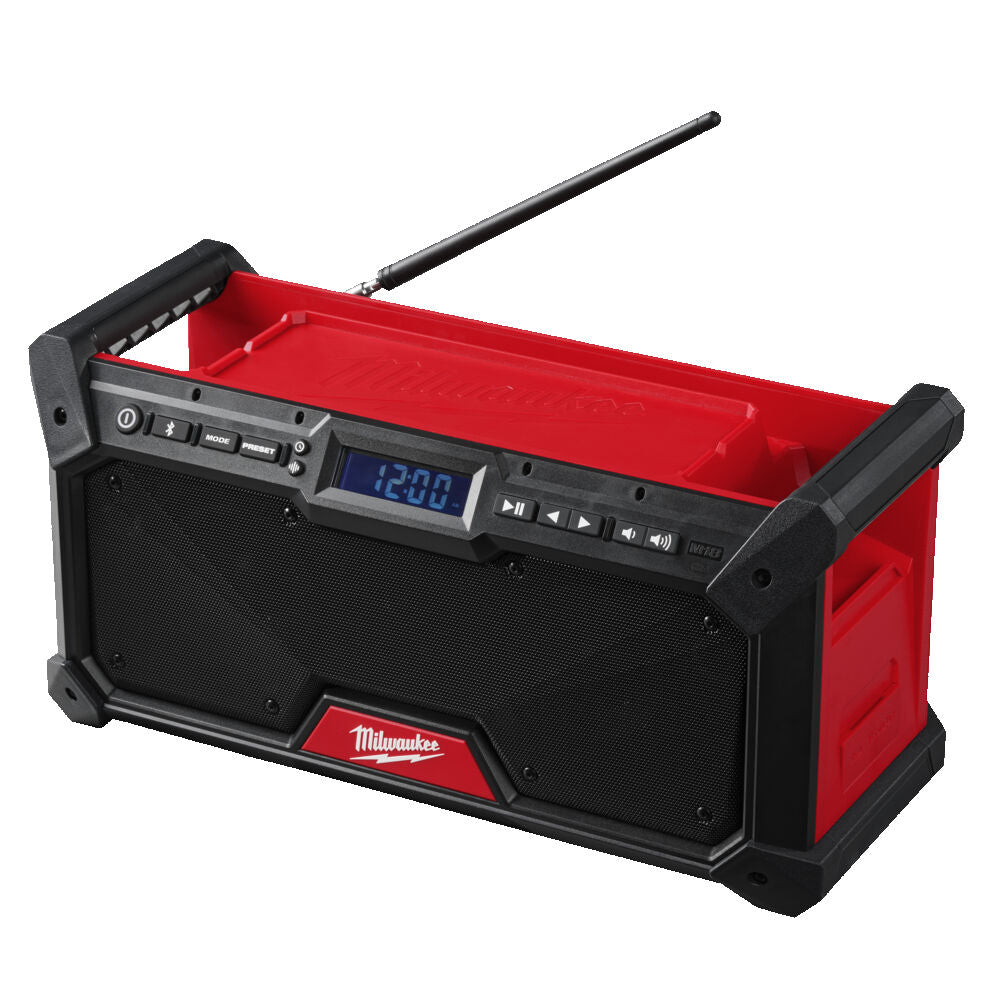 Milwaukee M18 RADDAB+G2-0 - Radio DAB+ da cantiere a batteria 18V e a corrente 