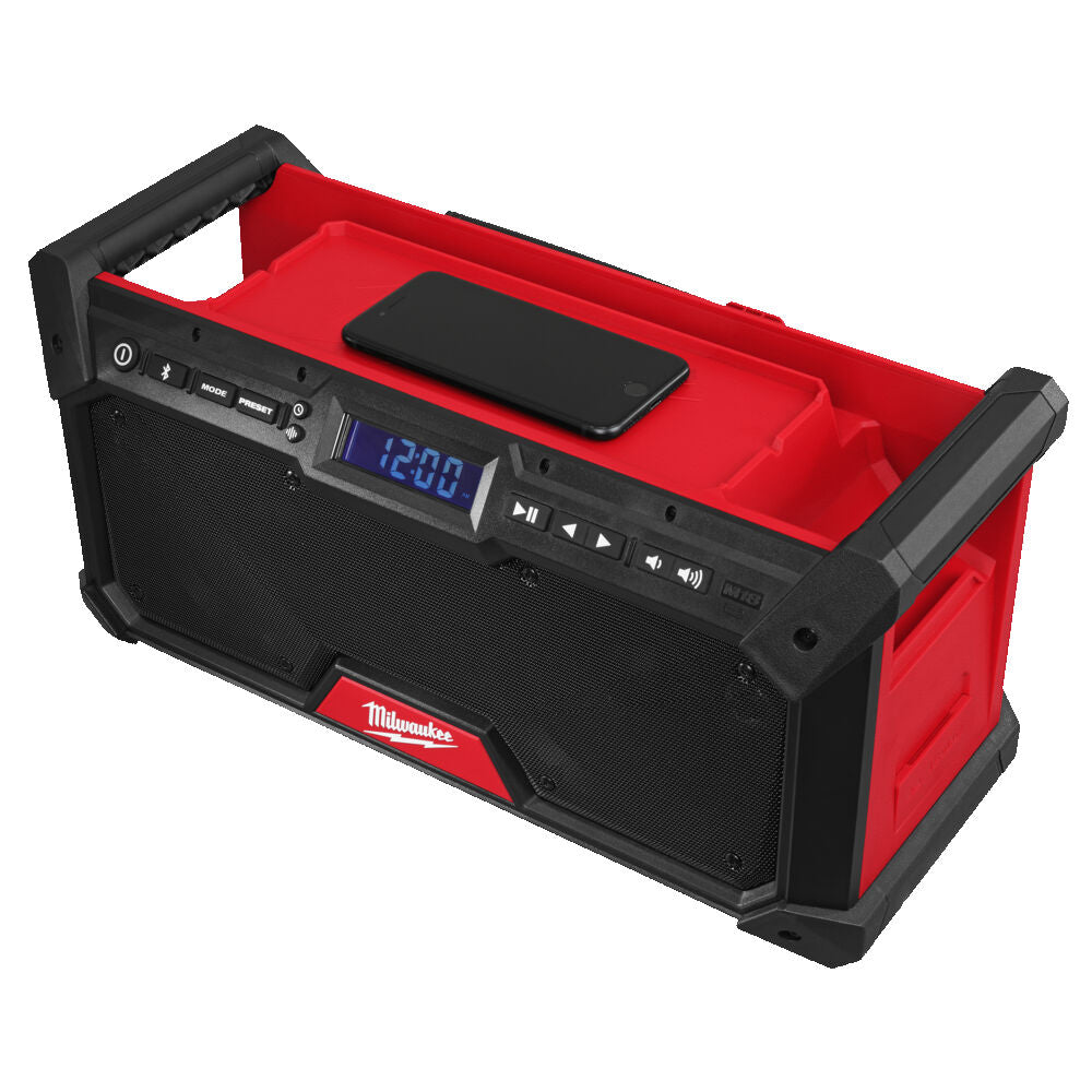 Milwaukee M18 RADDAB+G2-0 - Radio DAB+ da cantiere a batteria 18V e a corrente 