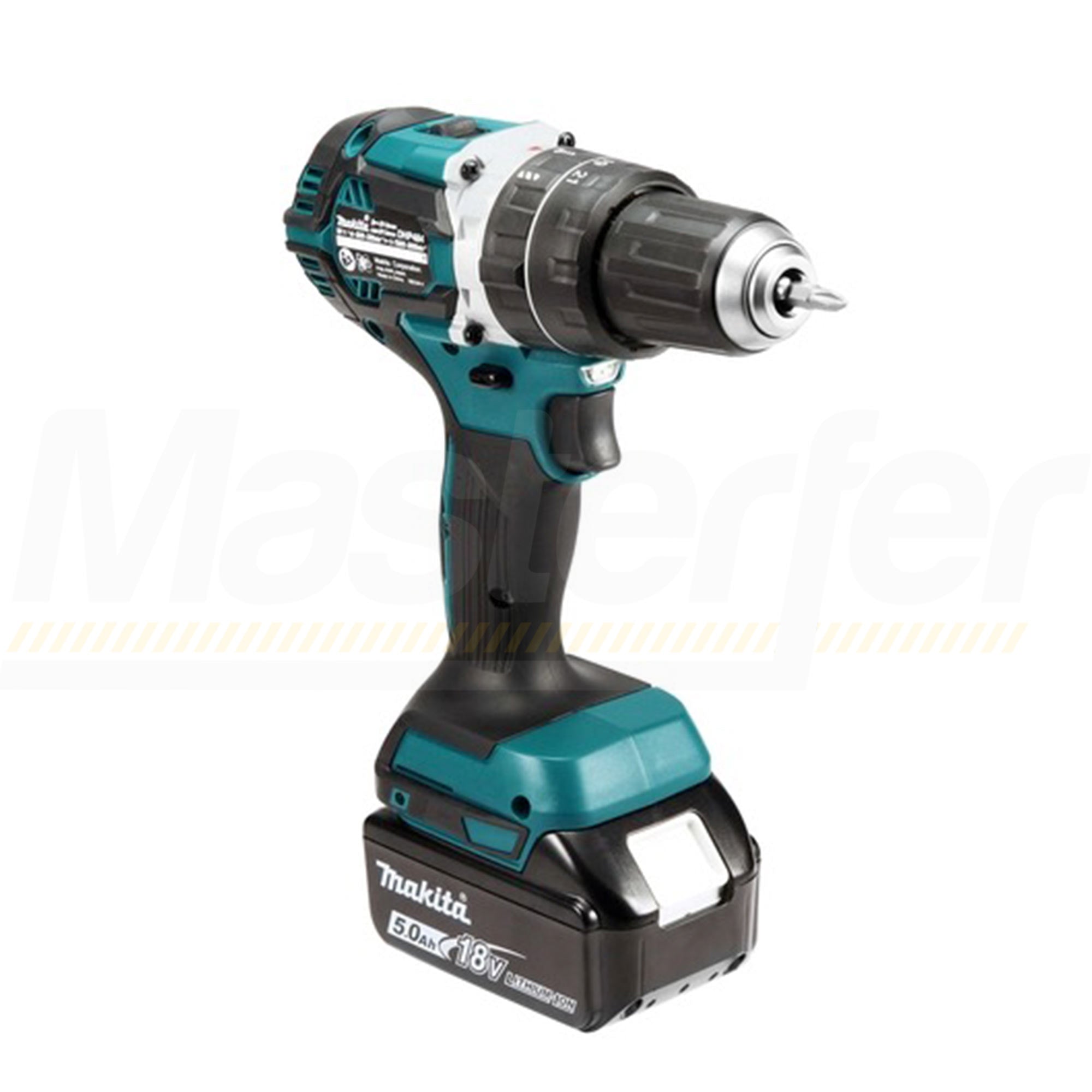 Makita DLX2250TJ1 - Kit utensili a batteria 18V,  Trapano avvitatore + Avvitatore a impulsi 2 x 5Ah