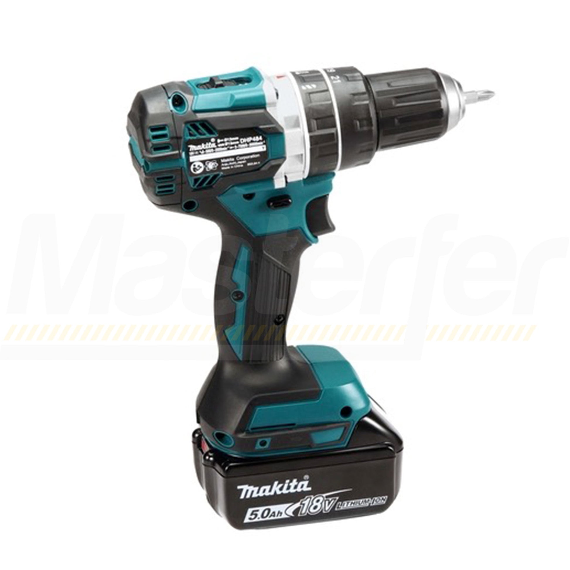Makita DLX2250TJ1 - Kit utensili a batteria 18V,  Trapano avvitatore + Avvitatore a impulsi 2 x 5Ah