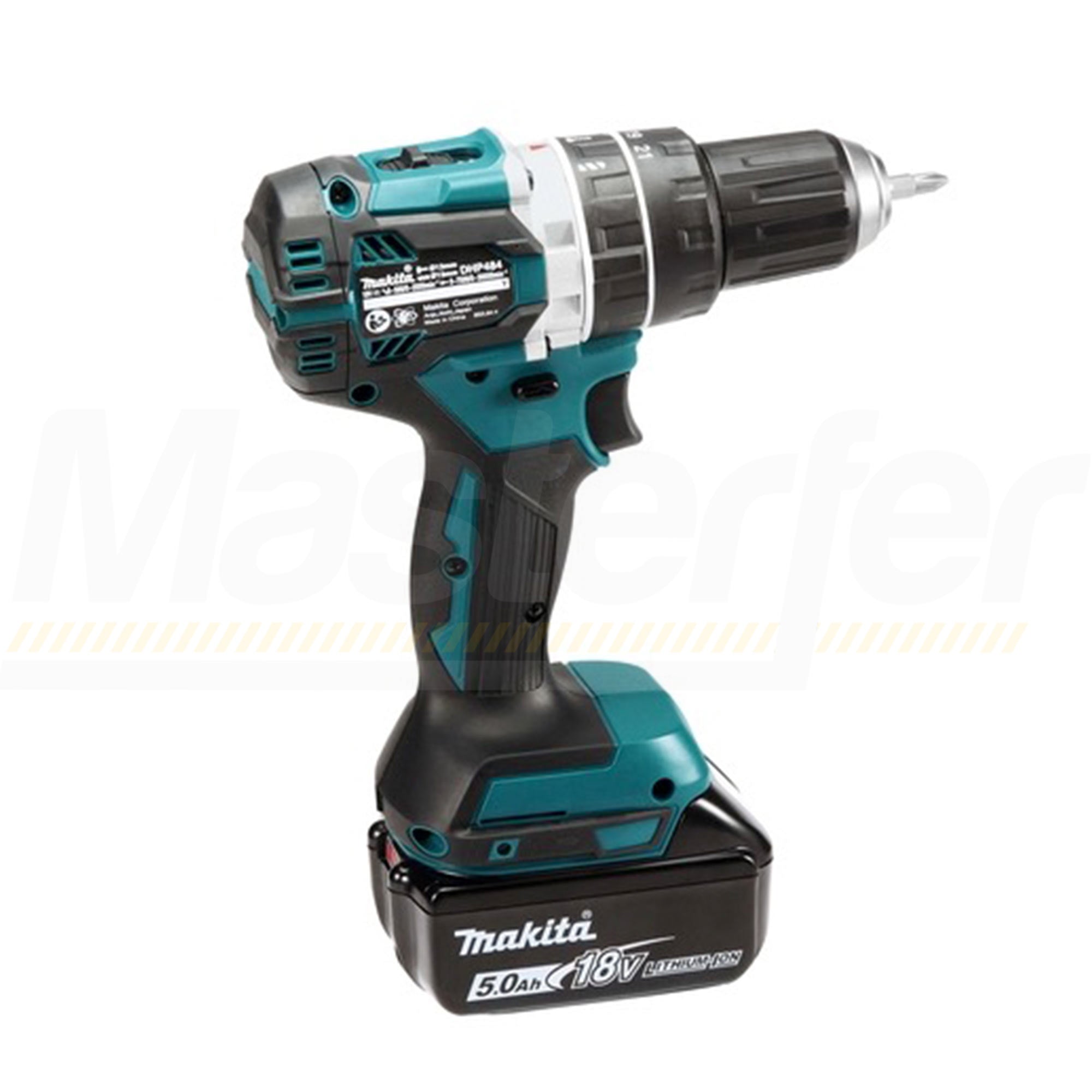 Makita DLX2250TJ1 - Kit utensili a batteria 18V,  Trapano avvitatore + Avvitatore a impulsi 2 x 5Ah