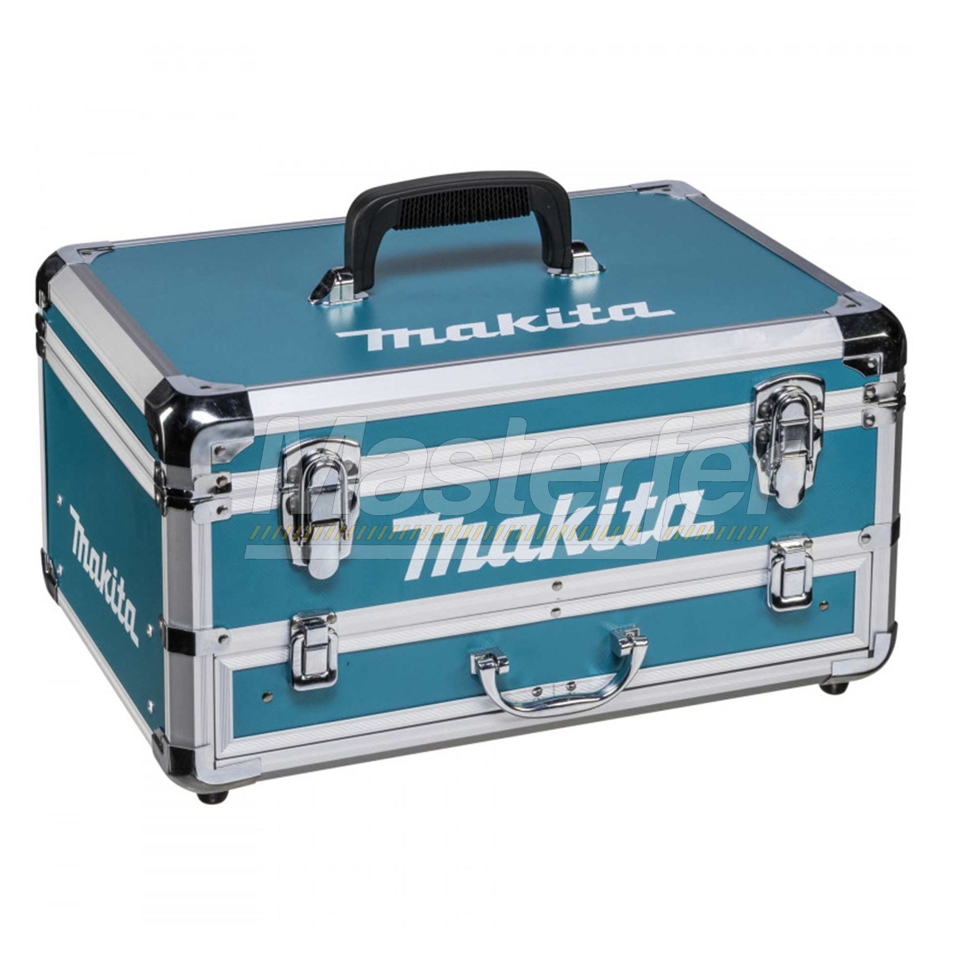 Makita DHP453RFX2 - Trapano avvitatore a batteria con percussione, 2 x 3ah in valigetta e 96 accessori scatola chiusa