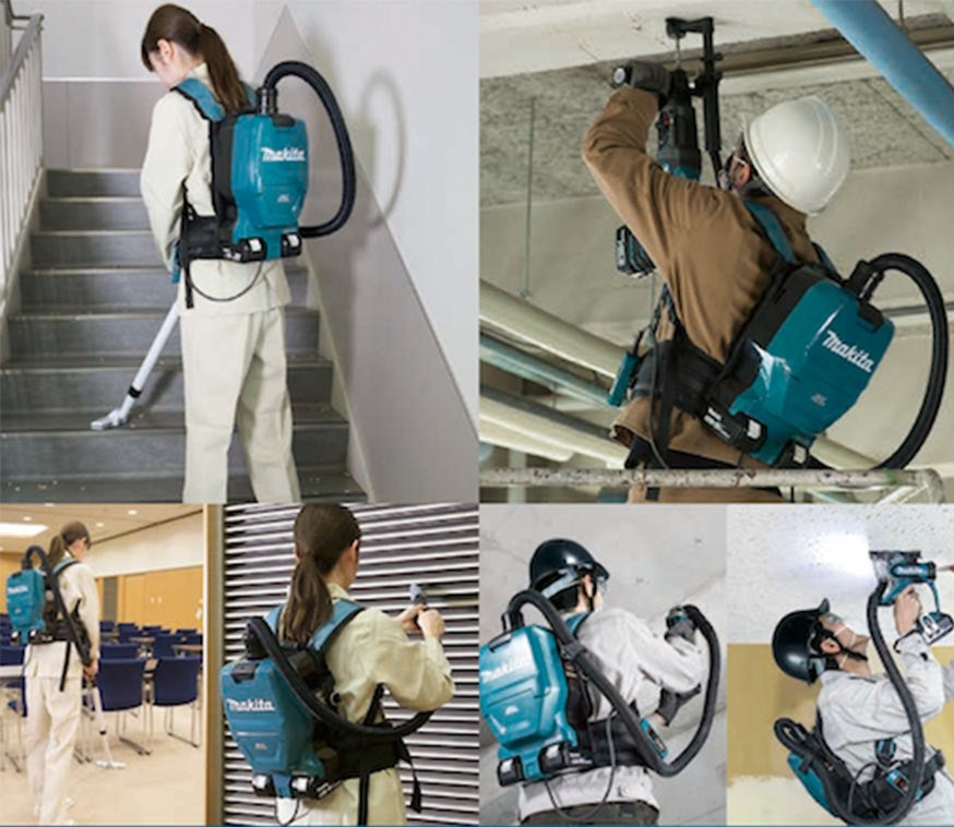 Makita DVC260Z Aspirapolvere a zaino a due batterie 18V (non fornite)