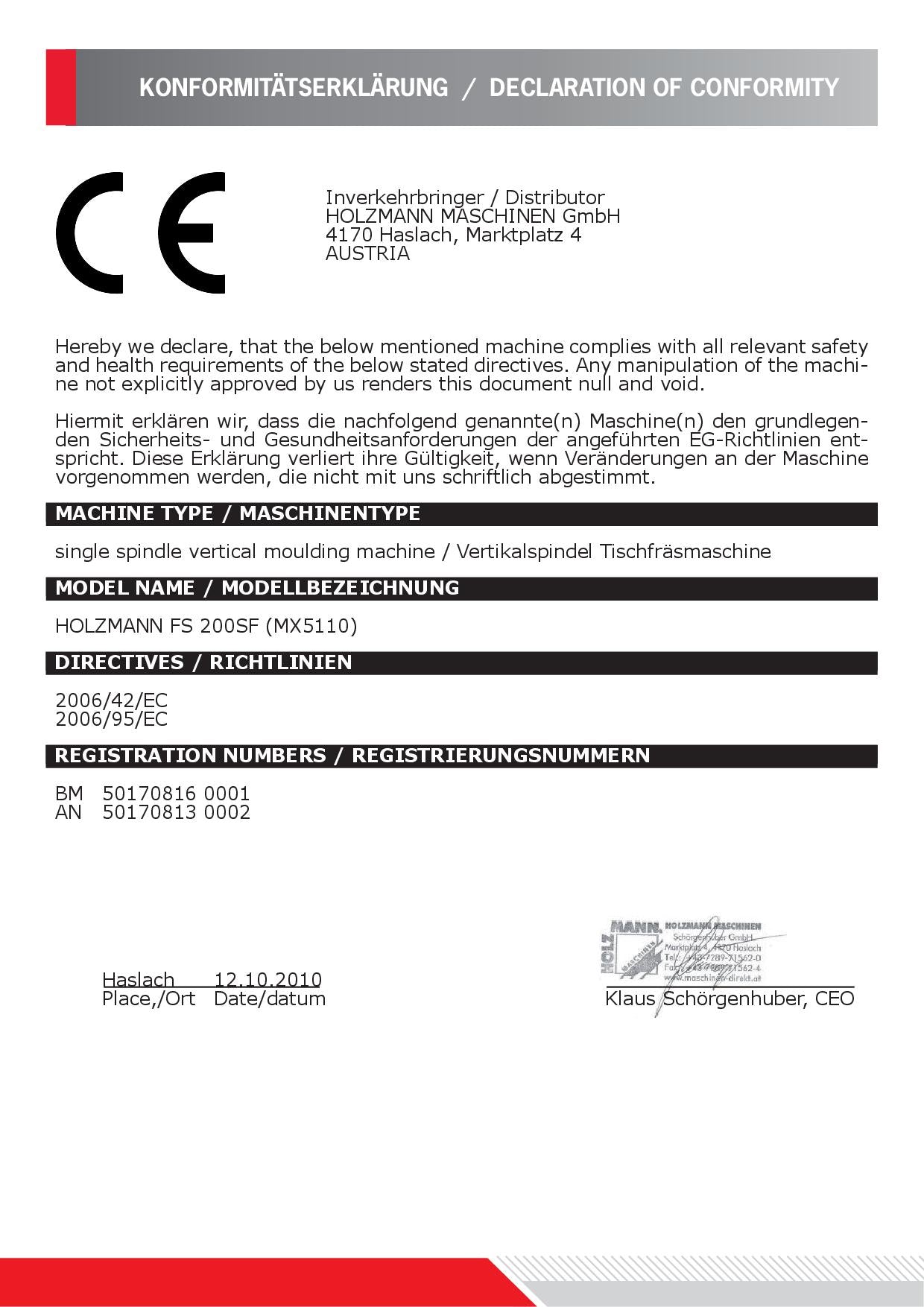 Holzmann FS200SF_230V Fresatrice toupie per legno