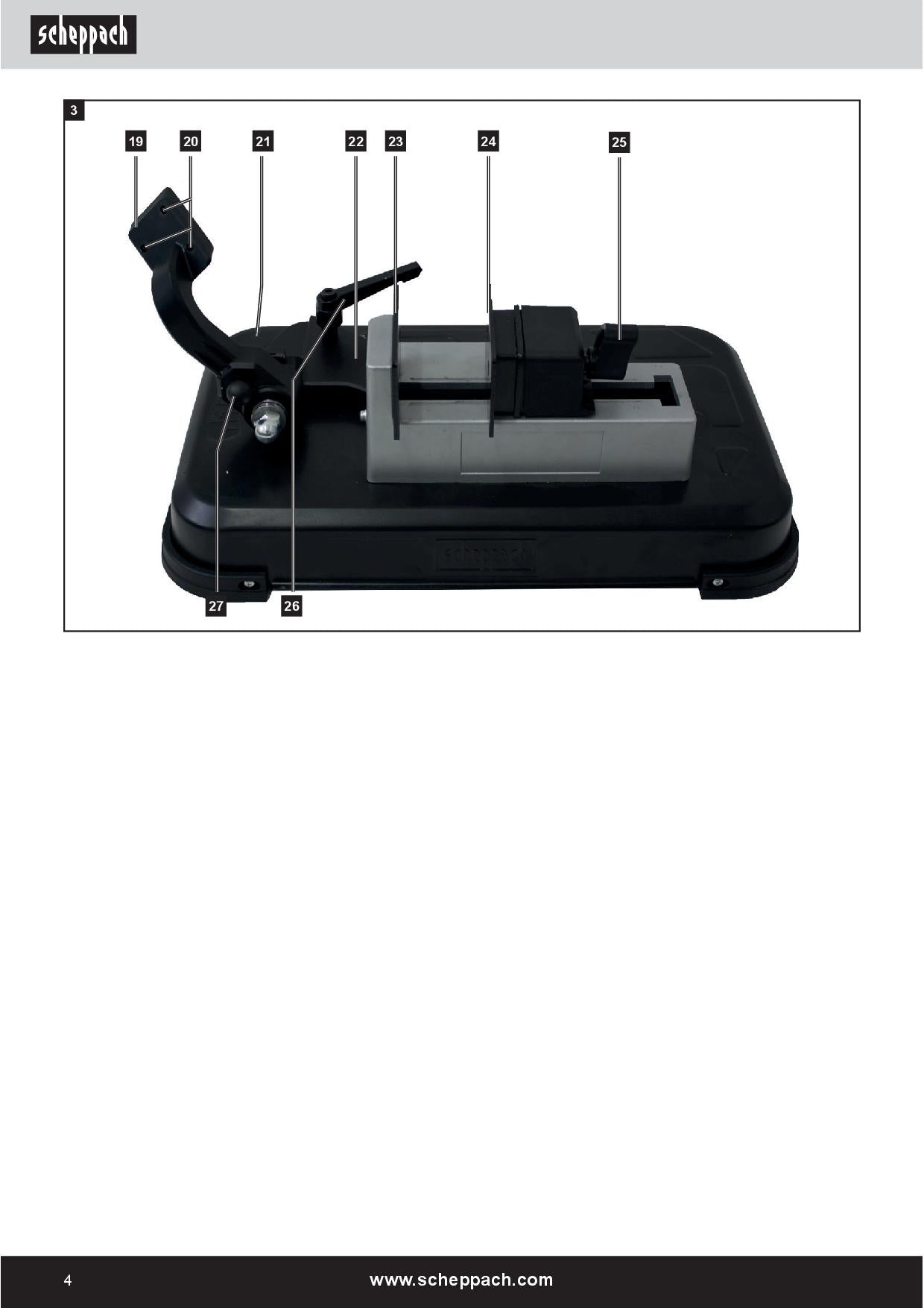 SCHEPPACH MBS1200 Sega segatrice a nastro portatile metallo ferro 1200w 220v