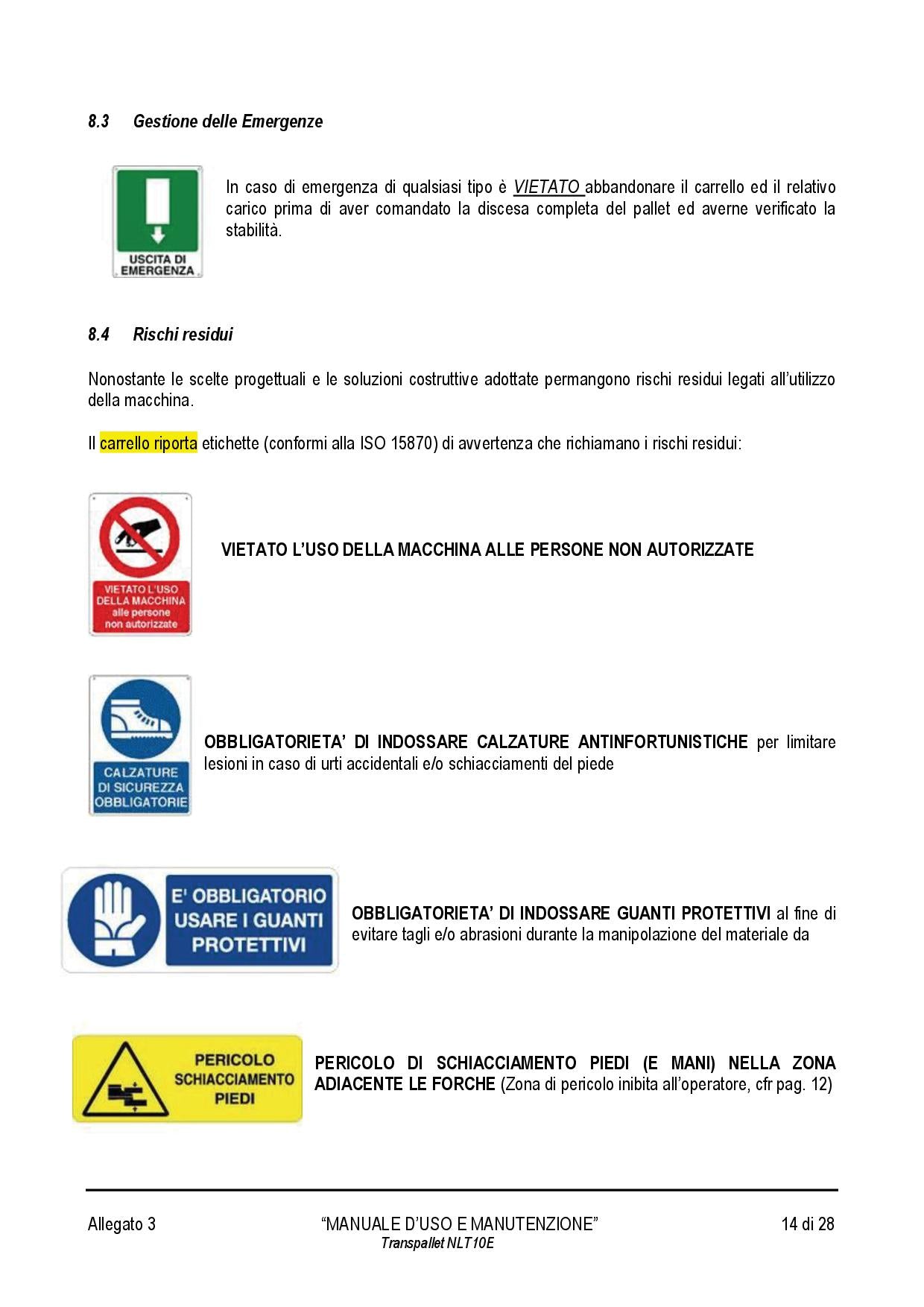 Transpallet NLT10E ribaltatore posizionatore a batterie portata 1000 Kg
