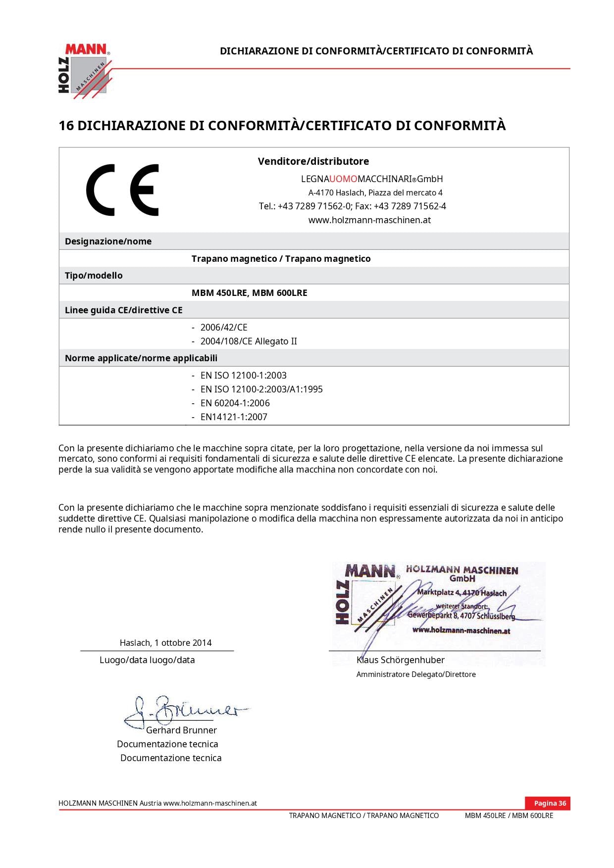Holzmann MBM 600LRE - Trapano magnetico