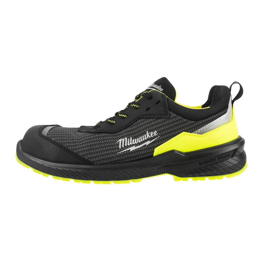 Scarpe antinfortunistiche Milwaukee Flextred S1PS alta visibilità, nero-giallo