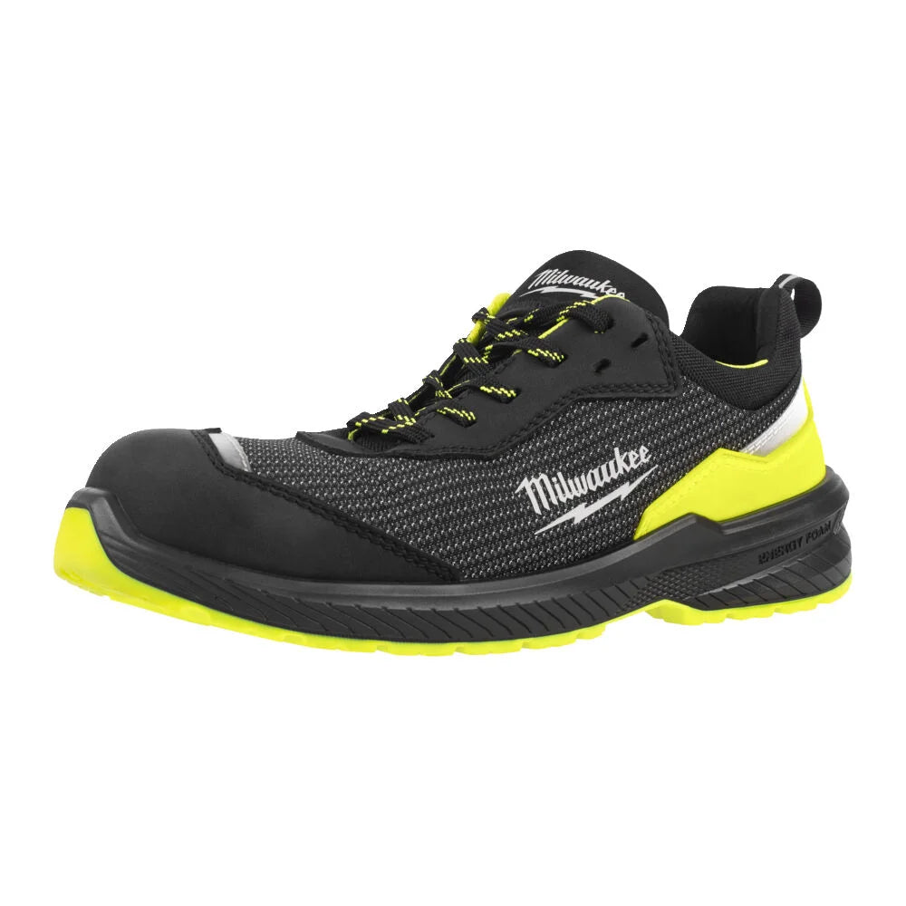 Scarpe antinfortunistiche Milwaukee Flextred S1PS alta visibilità, nero-giallo