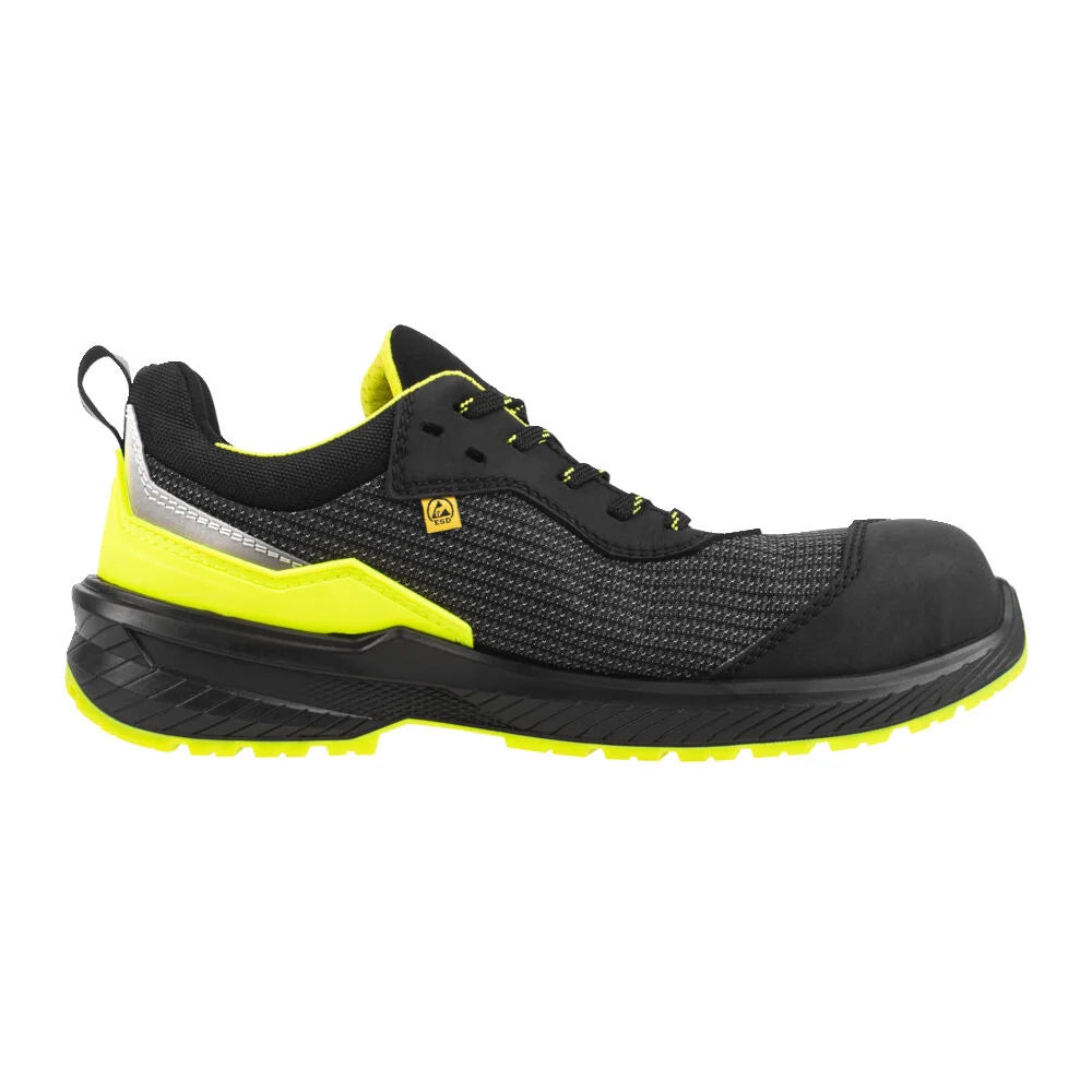 Scarpe antinfortunistiche Milwaukee Flextred S1PS alta visibilità, nero-giallo