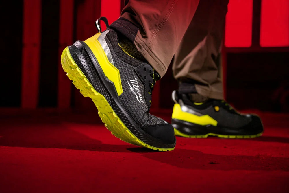 Scarpe antinfortunistiche Milwaukee Flextred S1PS alta visibilità, nero-giallo