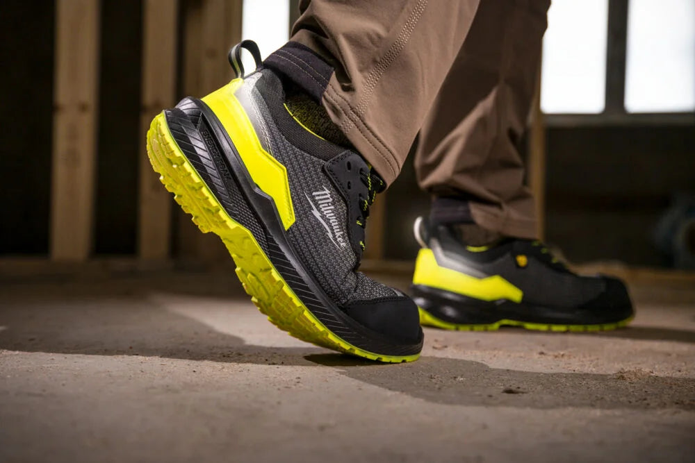 Scarpe antinfortunistiche Milwaukee Flextred S1PS alta visibilità, nero-giallo