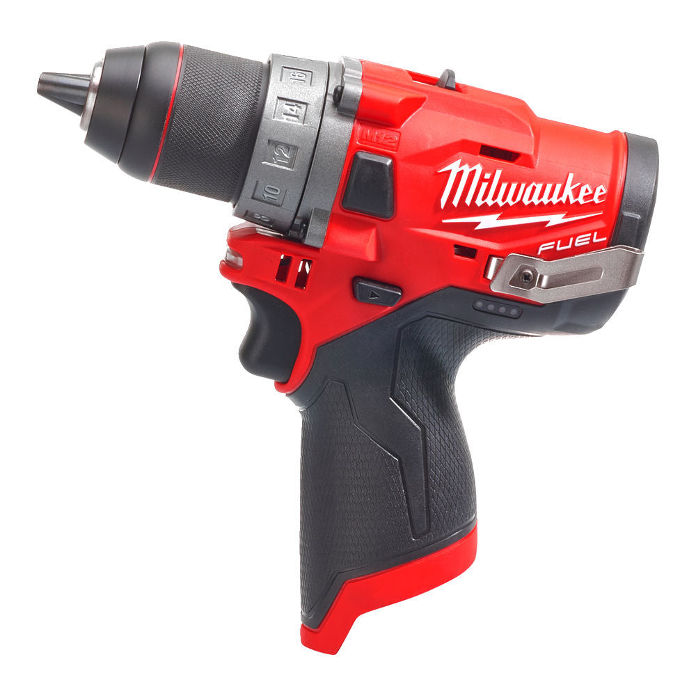 Kit utensili Milwaukee M12 FPP2A-402X - Trapano M12FPD + Avvitatore ad impulsi M12FID - 2 Batterie 4Ah con OMAGGIO