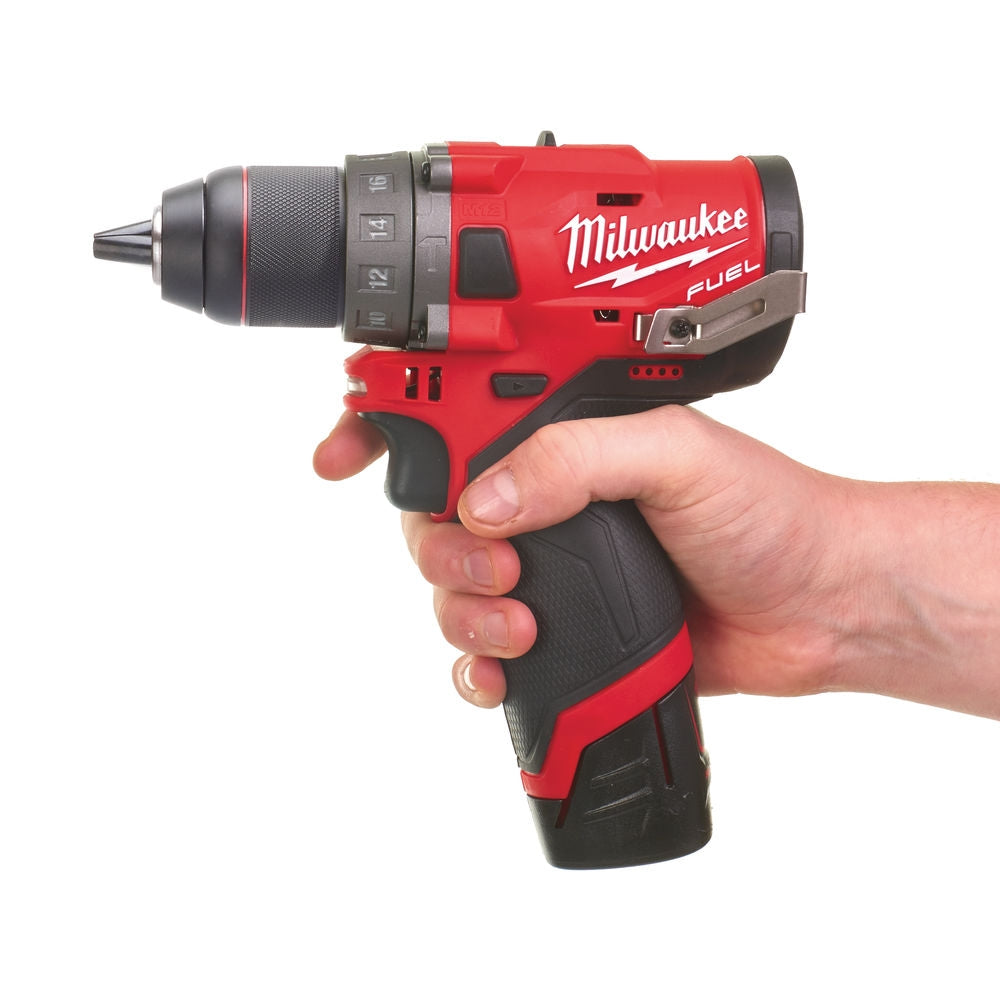 Kit Milwaukee 12V M12 FPP2B-602X Trapano M12FPD + Tassellatore M12CH