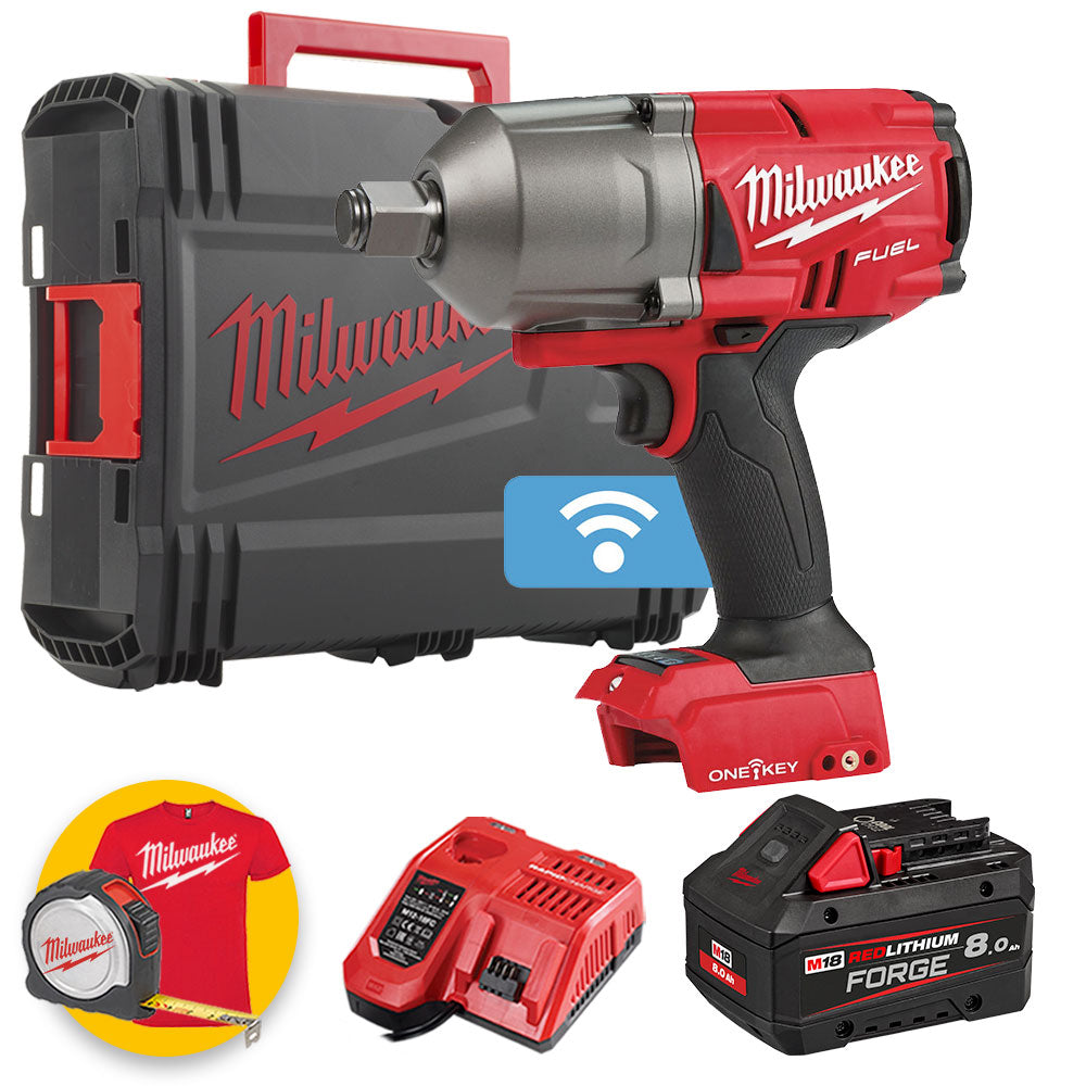 Milwaukee M18 ONEFHIWF34-0 - Avvitatore a impulsi da 3/4" Fuel ONE-KEY, solo corpo 
