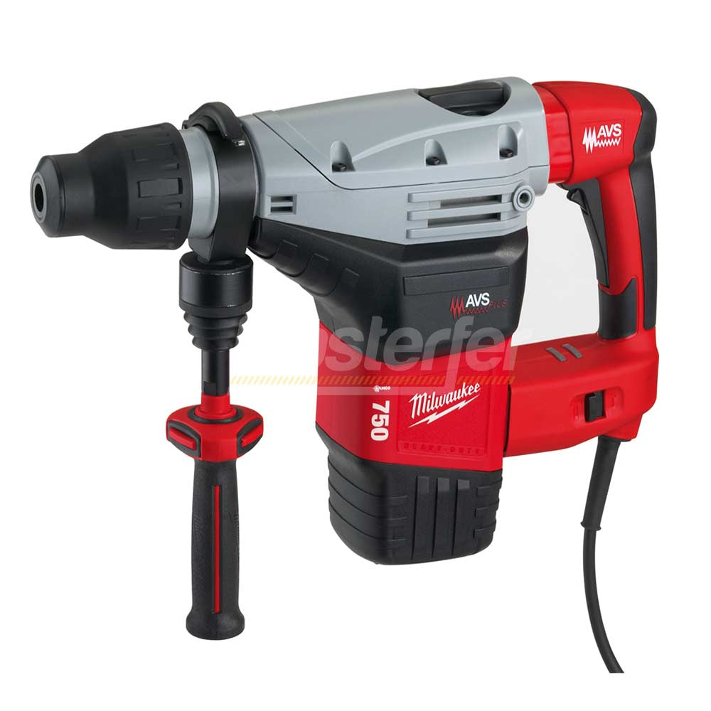 Milwaukee K750 S - Martello Demolitore/Perforatore 1550W, Colpo 11,9 J - Classe 7 kg con omaggio