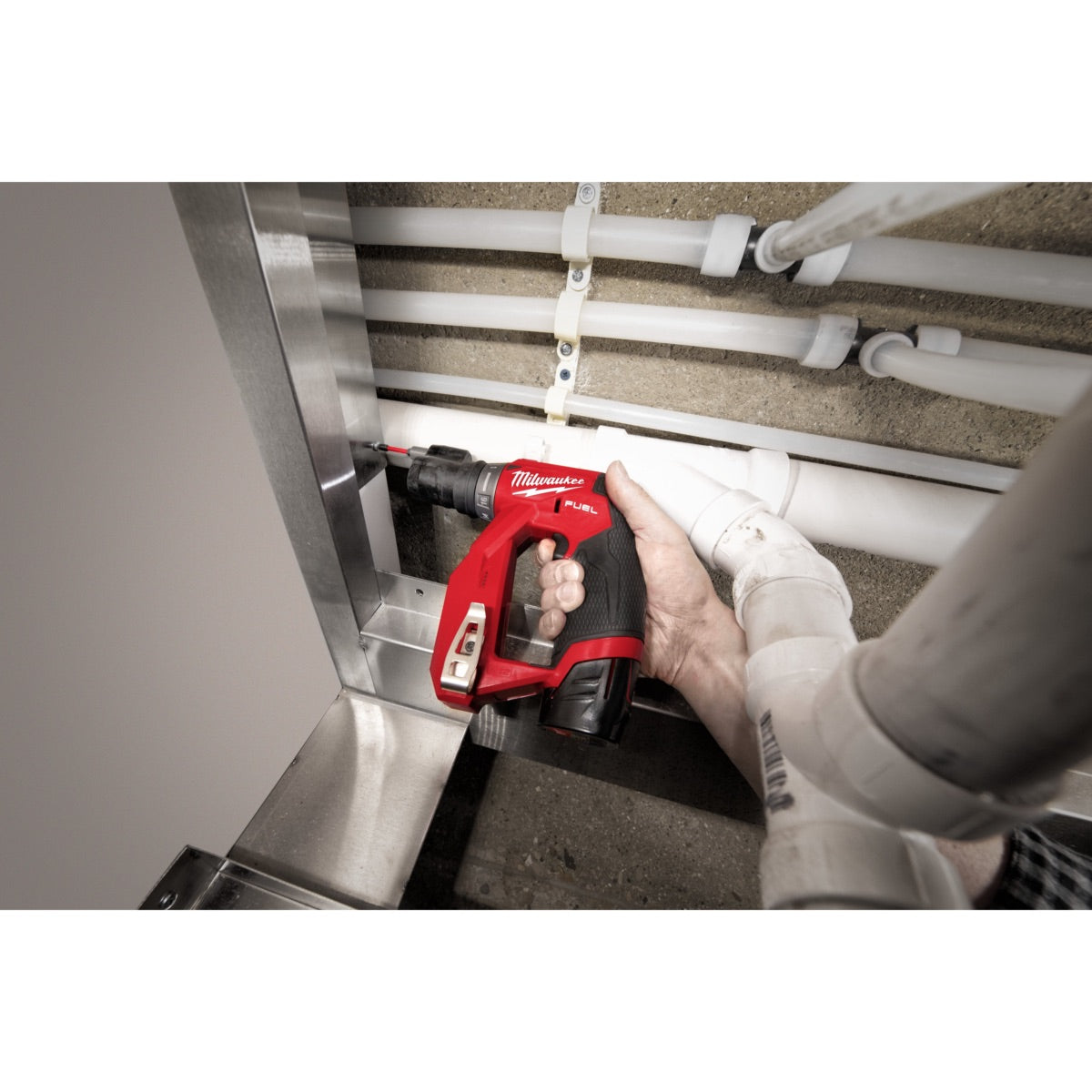 Milwaukee M12 FDDXKIT-202X - trapano avvitatore con mandrini intercambiabili 12V - 2 batterie 2Ah