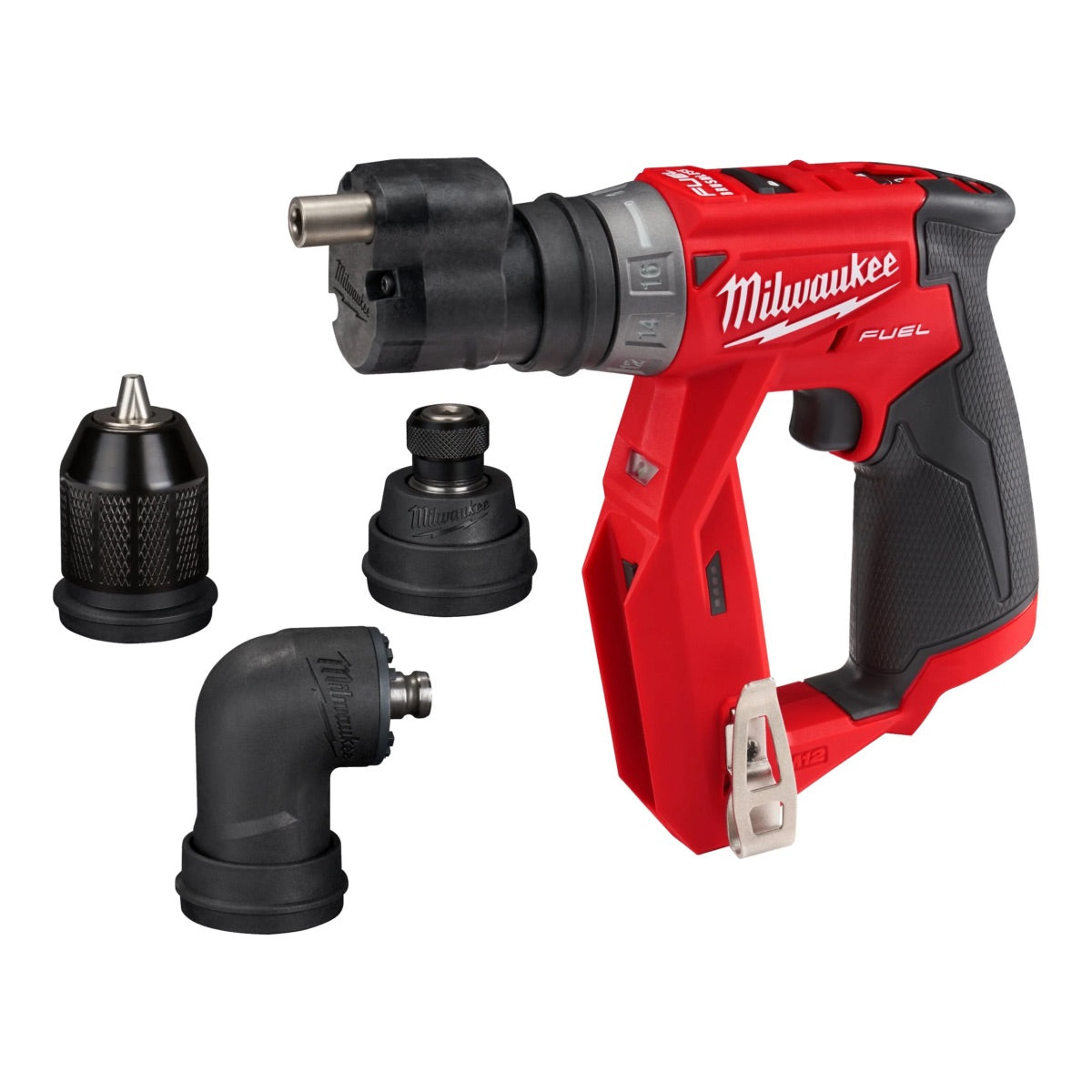 Milwaukee M12 FDDXKIT-202X - trapano avvitatore con mandrini intercambiabili 12V - 2 batterie 2Ah