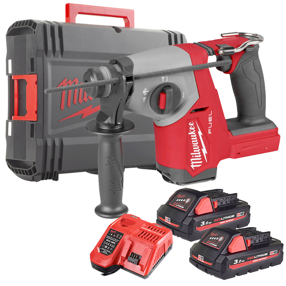 Milwaukee M18 FHAC16-302X - Tassellatore a batteria 18V FUEL compatto, foratura 16 mm - 2 x 3Ah High Power
