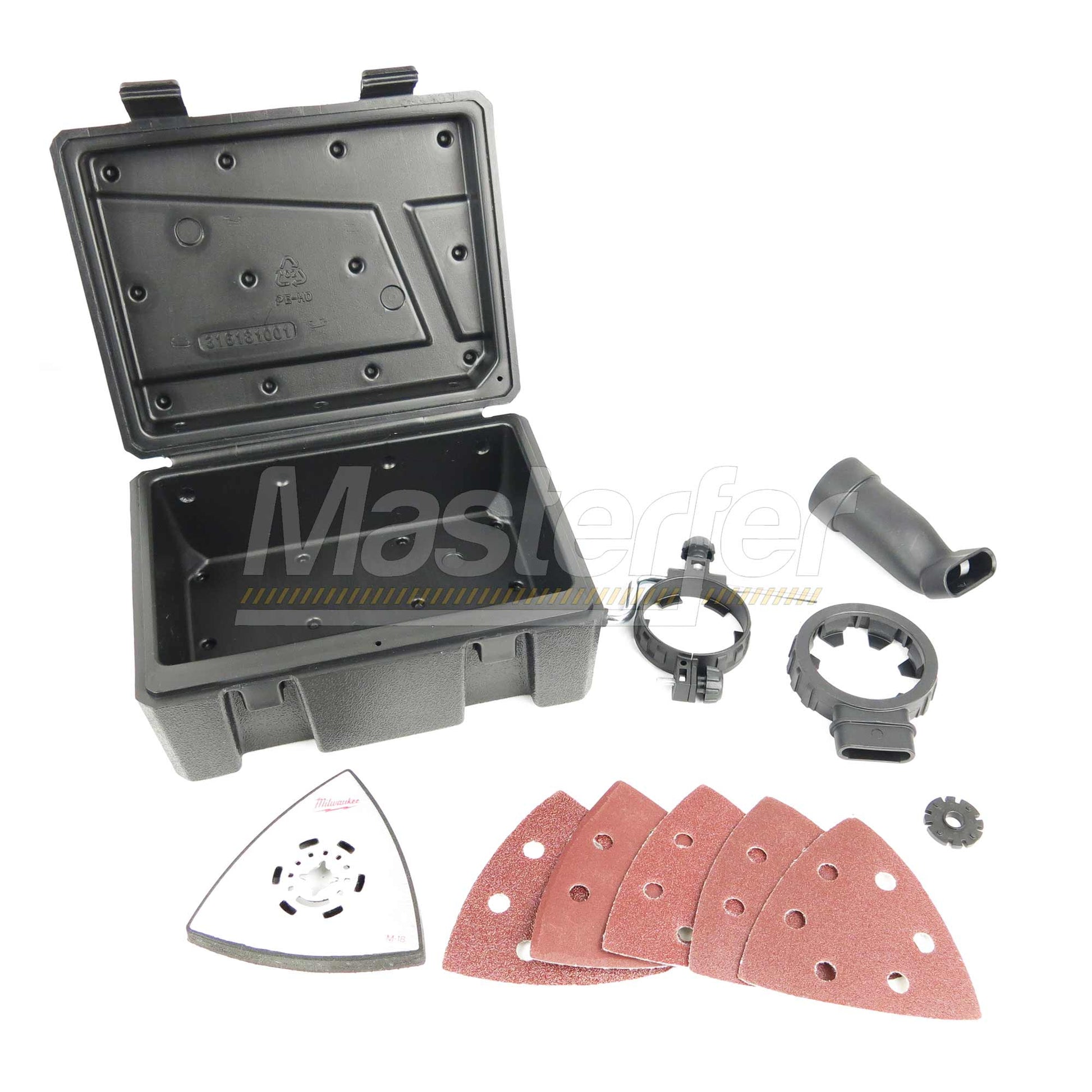 Milwaukee M12 FMT-422X  - Utensile Multifunzione a batteria M12 FUEL™ accessori in dotazione