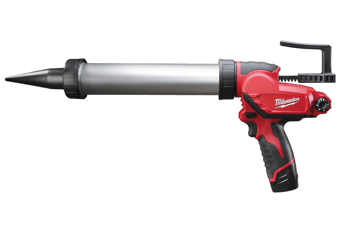 Milwaukee M12 PCG/400A-201B 4933441665 Pistola per silicone con tubo alluminio 400ml 12v