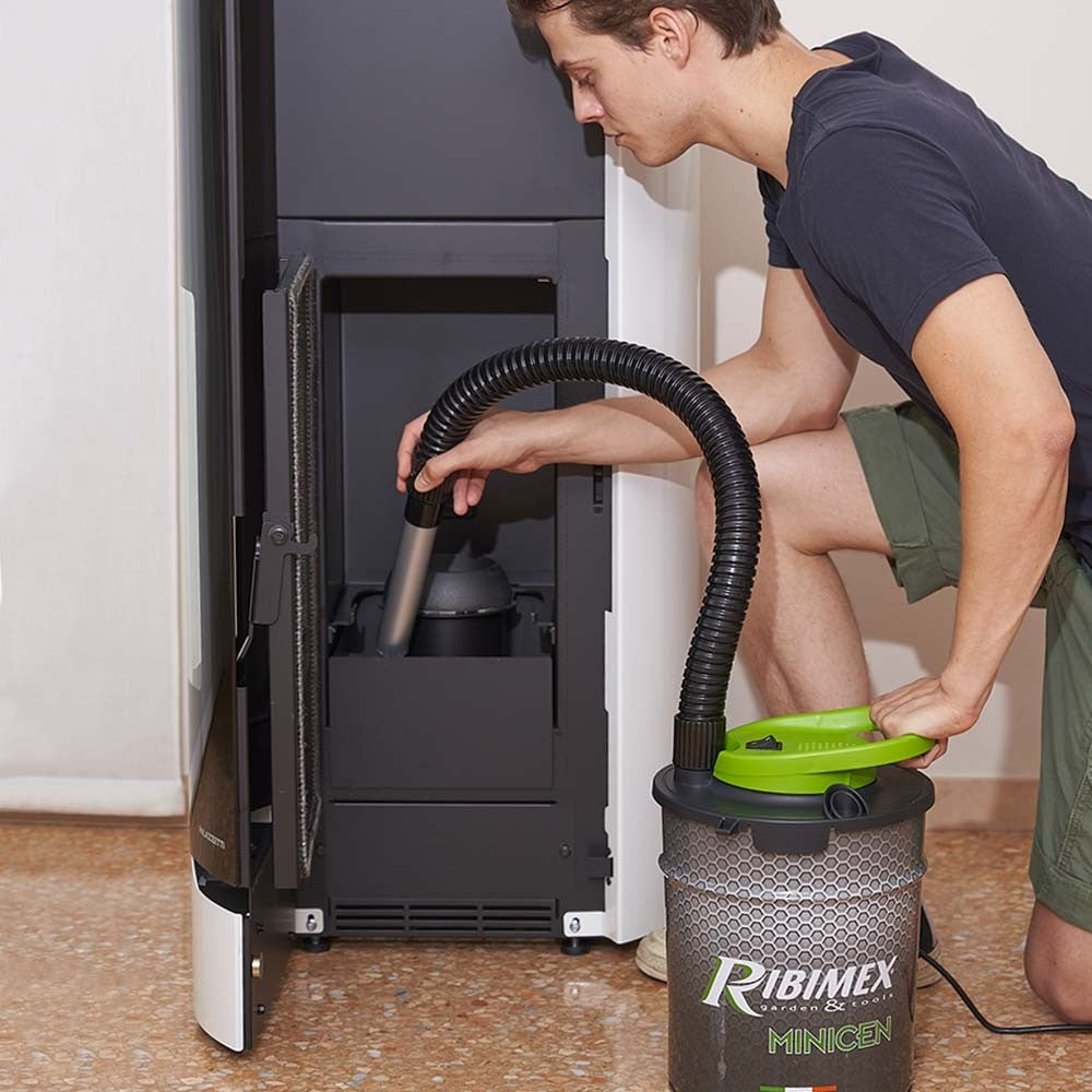 Aspiracenere Ribimex MINICEN - 800 watt - 10 litri , MADE IN ITALY