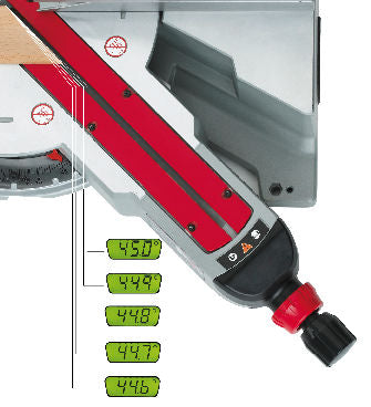 Milwaukee MS 304 DB - Troncatrice radiale per legno, lama 305 MM