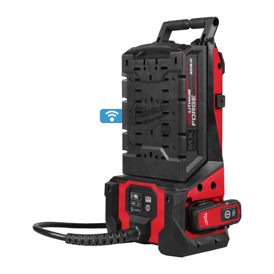 Milwaukee MXF CVHF-802 - Vibratore ad alta frequenza per calcestruzzo MX FUEL - 2 batterie 8AH