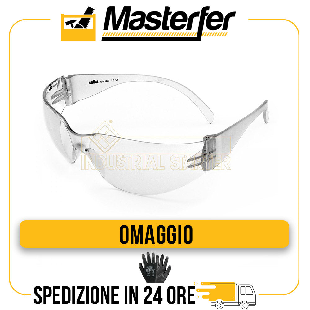 Issa Nissa basic - Occhiali protettivi da lavoro a lente trasparente