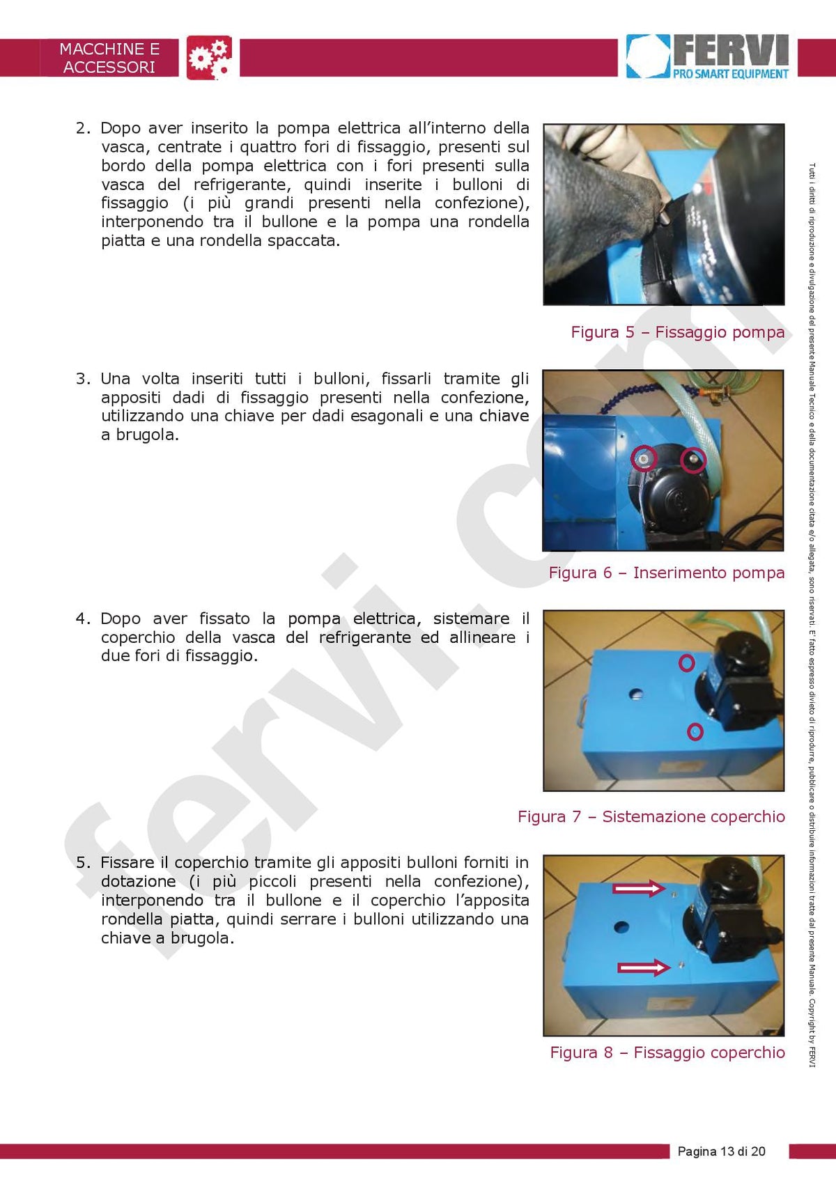 Fervi P018/230V - Kit di refrigerazione per macchine utensili